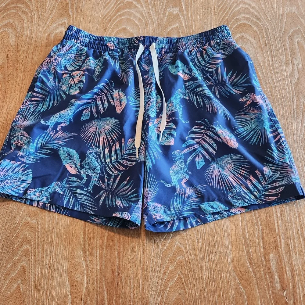 NWOT CHUBBIES‎ Men’s Palm Tree Swim Shorts 5’5” Size Large